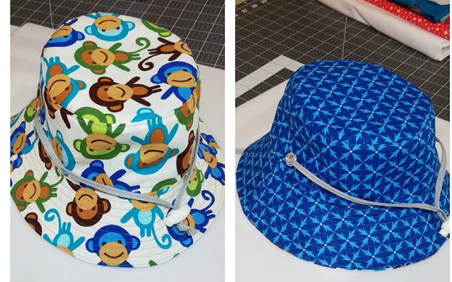 Add a Drawstring to Reversible Bucket Hat
